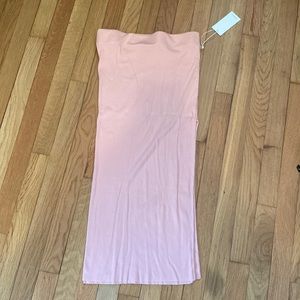 Cotton Citizen Pink thigh high slit pencil skirt size Md. tag on
